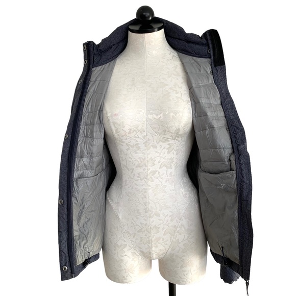 Sierra Designs Gray Woman's DriDown  Jacket Drawstring Hem  Size S - Picture 8 of 15